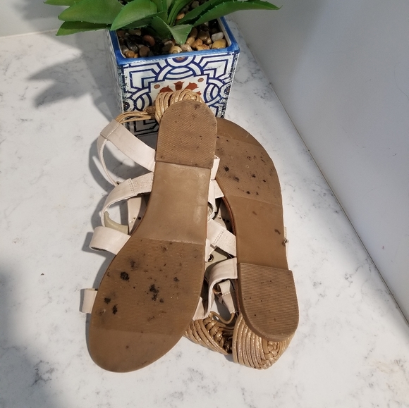 👡NEVADA CREAM GALDIATOR SANDALS. - Picture 7 of 7